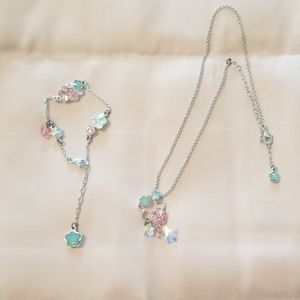 Swarovski Necklace and Bracelet Set